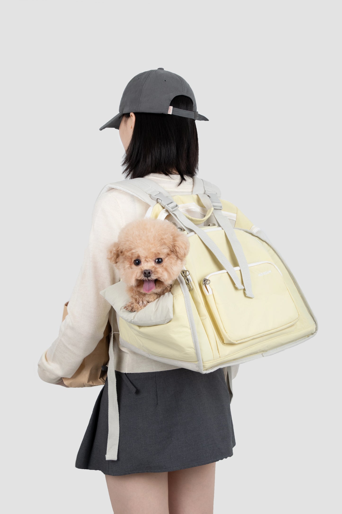 HiDREAM Puffy Toast Haustier-Tragerucksack für Hunde und Katzen