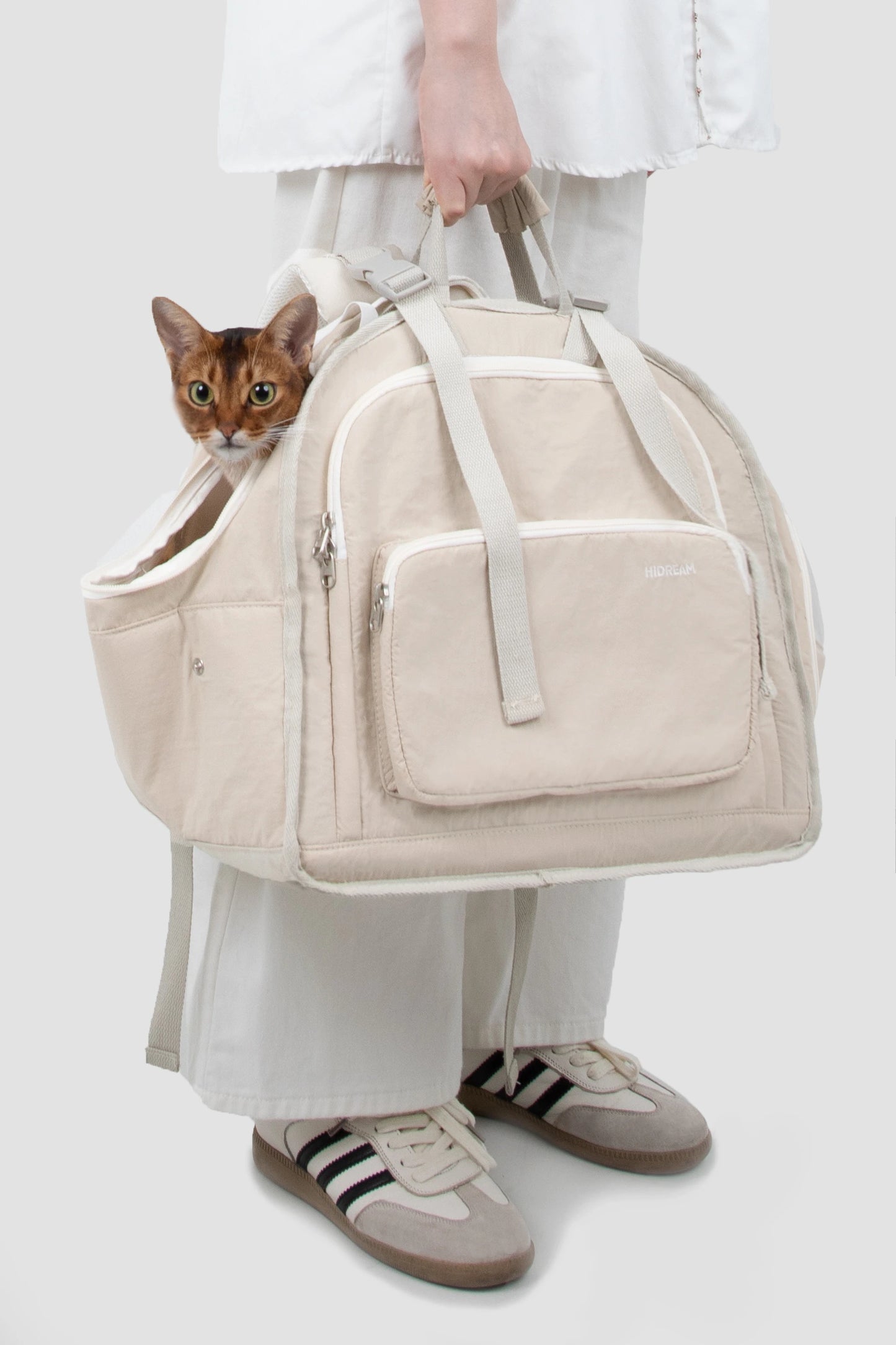 HiDREAM Puffy Toast Haustier-Tragerucksack für Hunde und Katzen