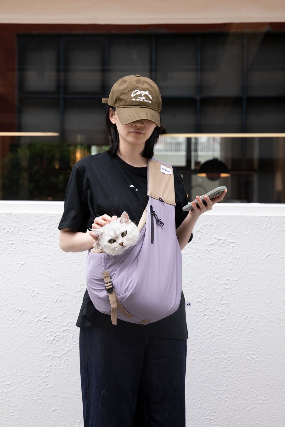 HiDREAM トートペットキャリアスリング 犬と猫用