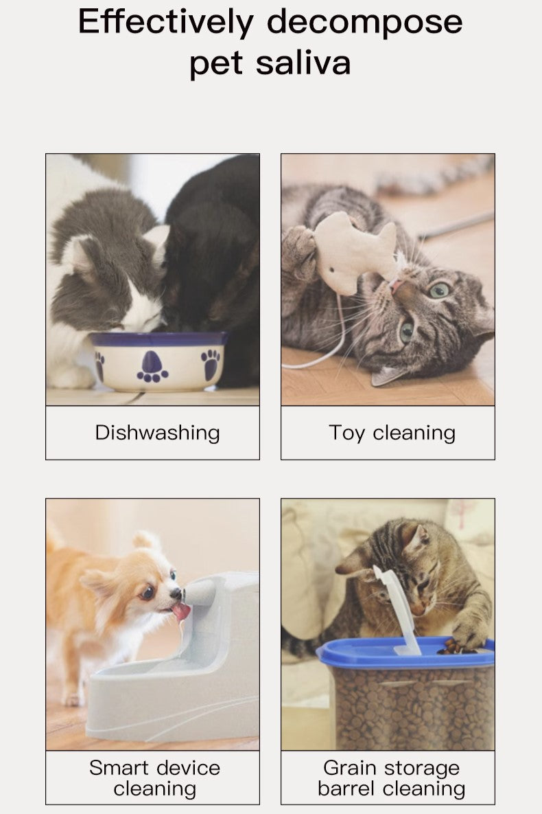 Amo Petric Sea Salt Pet Bowl & Toy Cleaner for Dogs & Cats