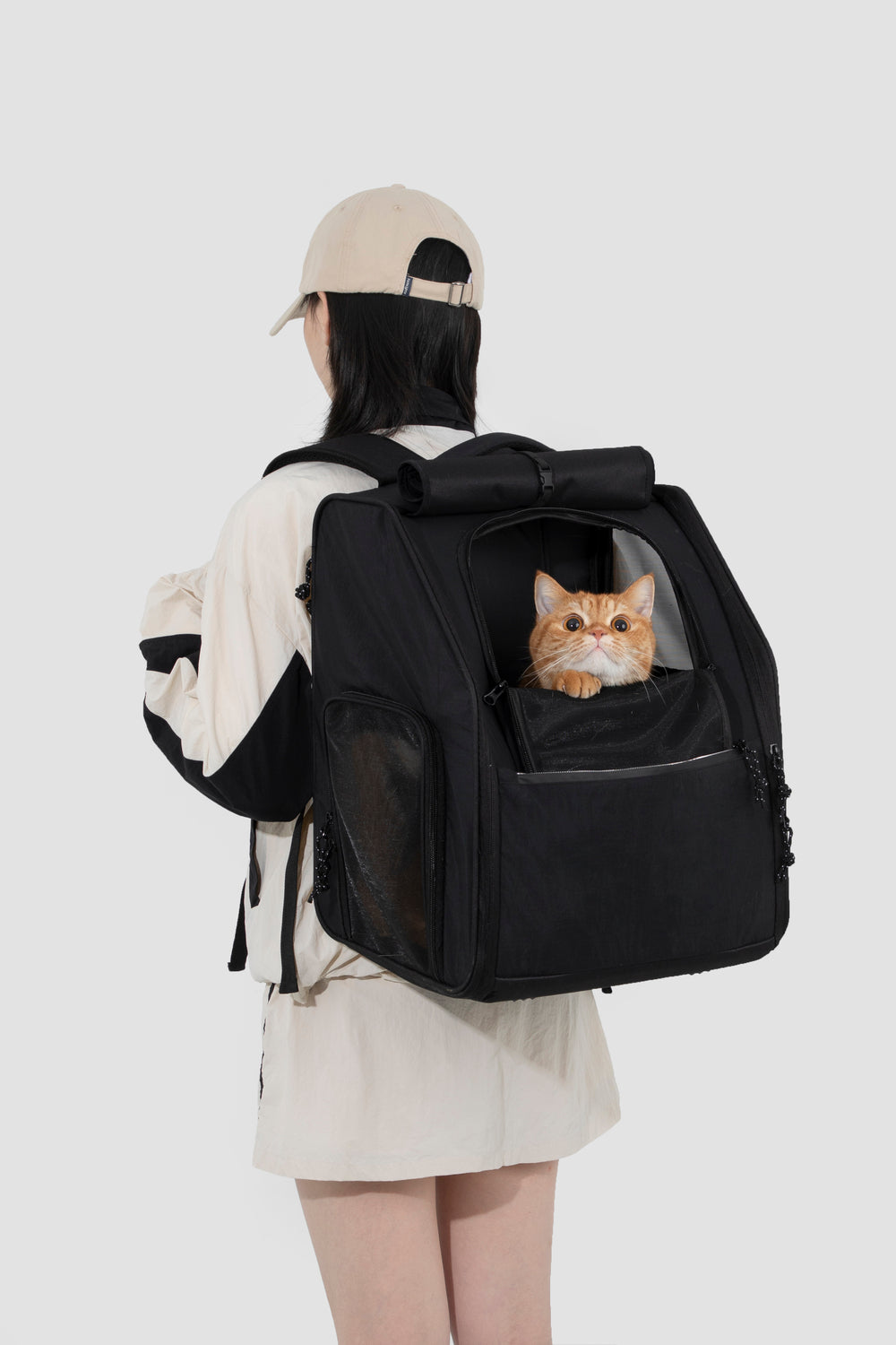 HiDREAM ファーストクラス ペットキャリーバックパック 犬用&猫用