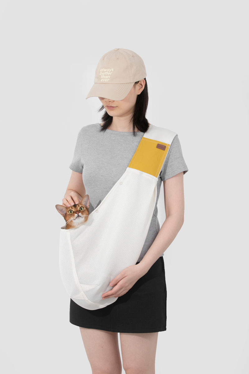 HiDREAM Bandolera de Malla para Mascotas para Perros y Gatos
