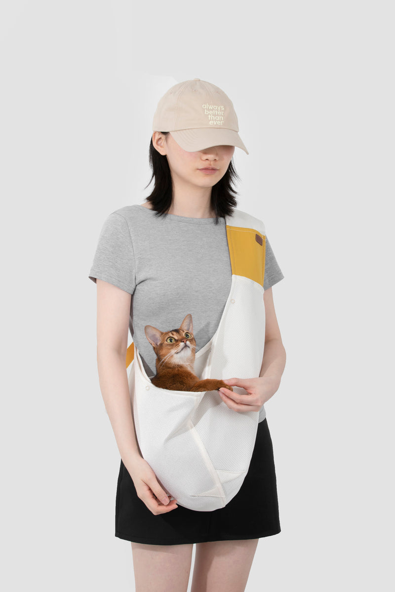 HiDREAM Bandolera de Malla para Mascotas para Perros y Gatos