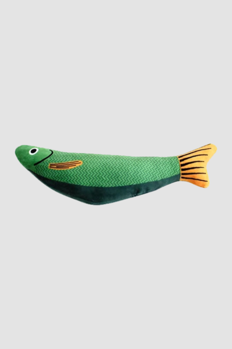 HiDREAM Big Knife Fish Catnip Toy With Bell