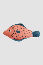 HiDREAM Double-Winged Carp Fish Catnip Kicker Toy with Bell