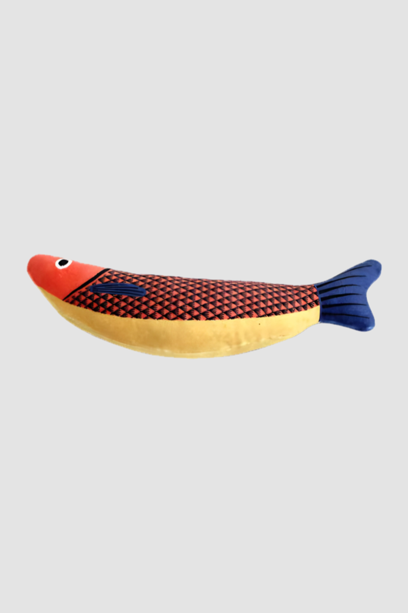 HiDREAM Big Knife Fish Catnip Kicker Toy with Bell