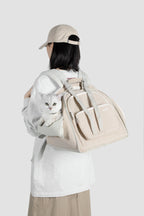 HiDREAM Puffy Toast Pet Carrier Backpack For Dogs & Cats