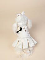 PAWSMOMENT Dog Dress - White