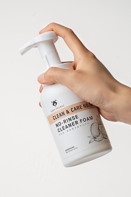 Amo Petric Coconut Oil No-Rinse Foaming Pet Shampoo for Dogs & Cats 200ml