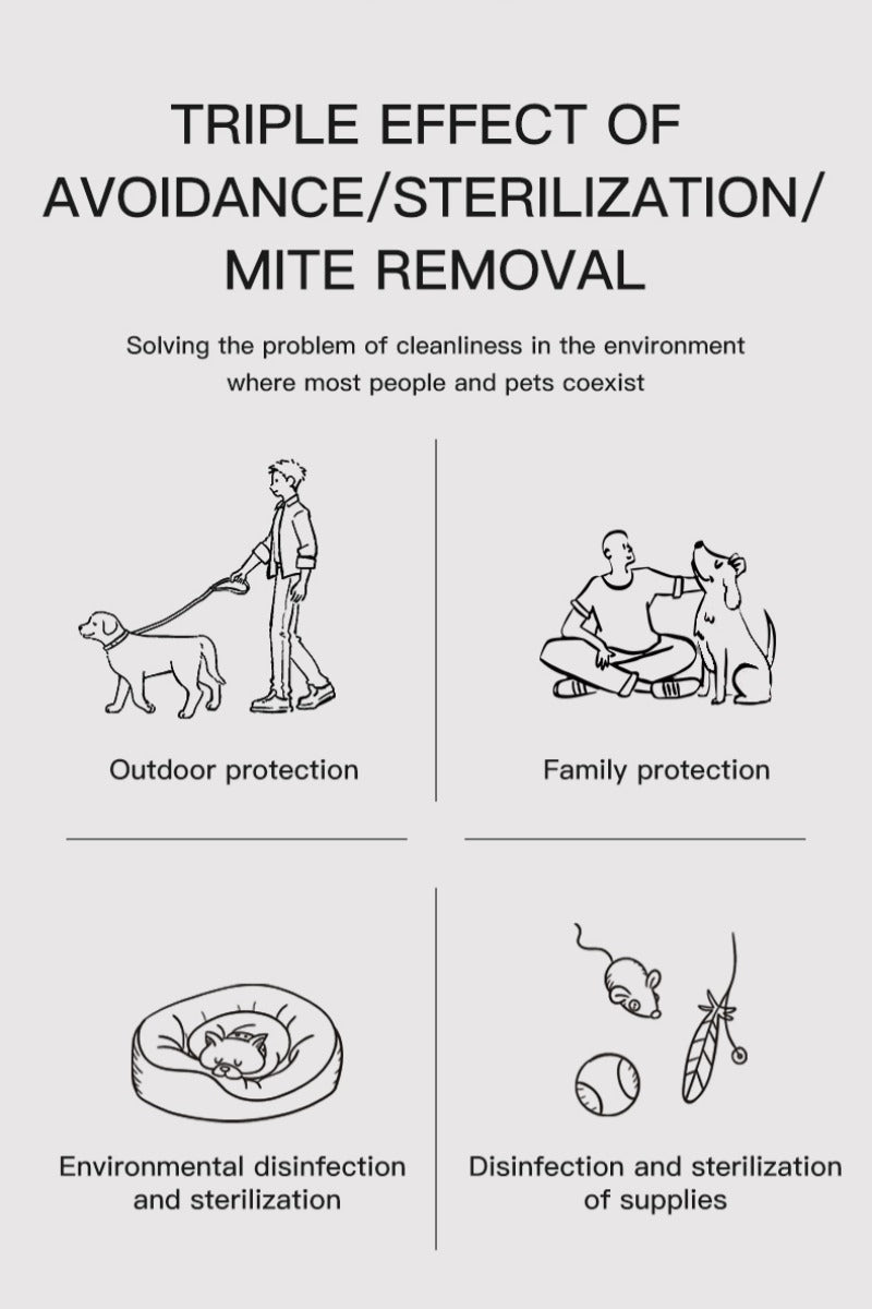 Amo Petric Natural Outdoor Flea & Tick Spray for Dogs & Cats