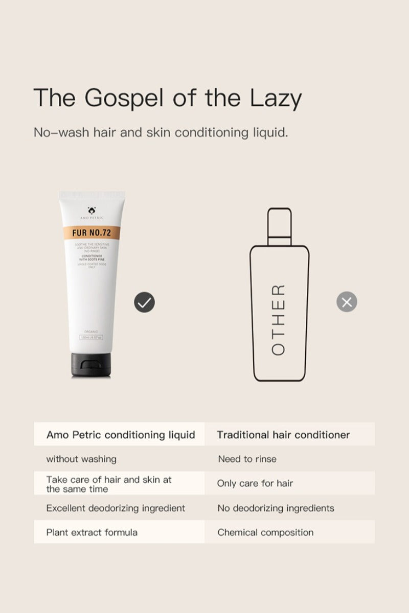 Amo Petric Scots Pine Leave-In Short Haired Dog Conditioner