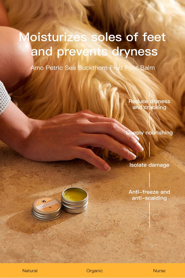 Amo Petric Sea Buckthorn Organic Paw Soother Balm for Dogs & Cats