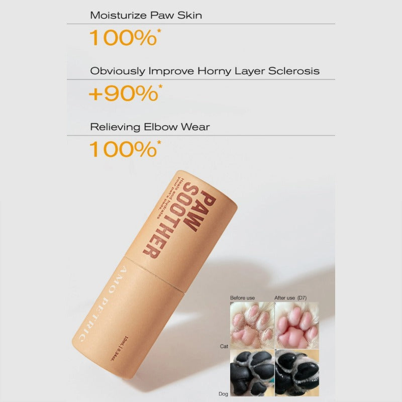 Amo Petric Sea Buckthorn Organic Paw Soother Balm for Dogs & Cats - Portable Version