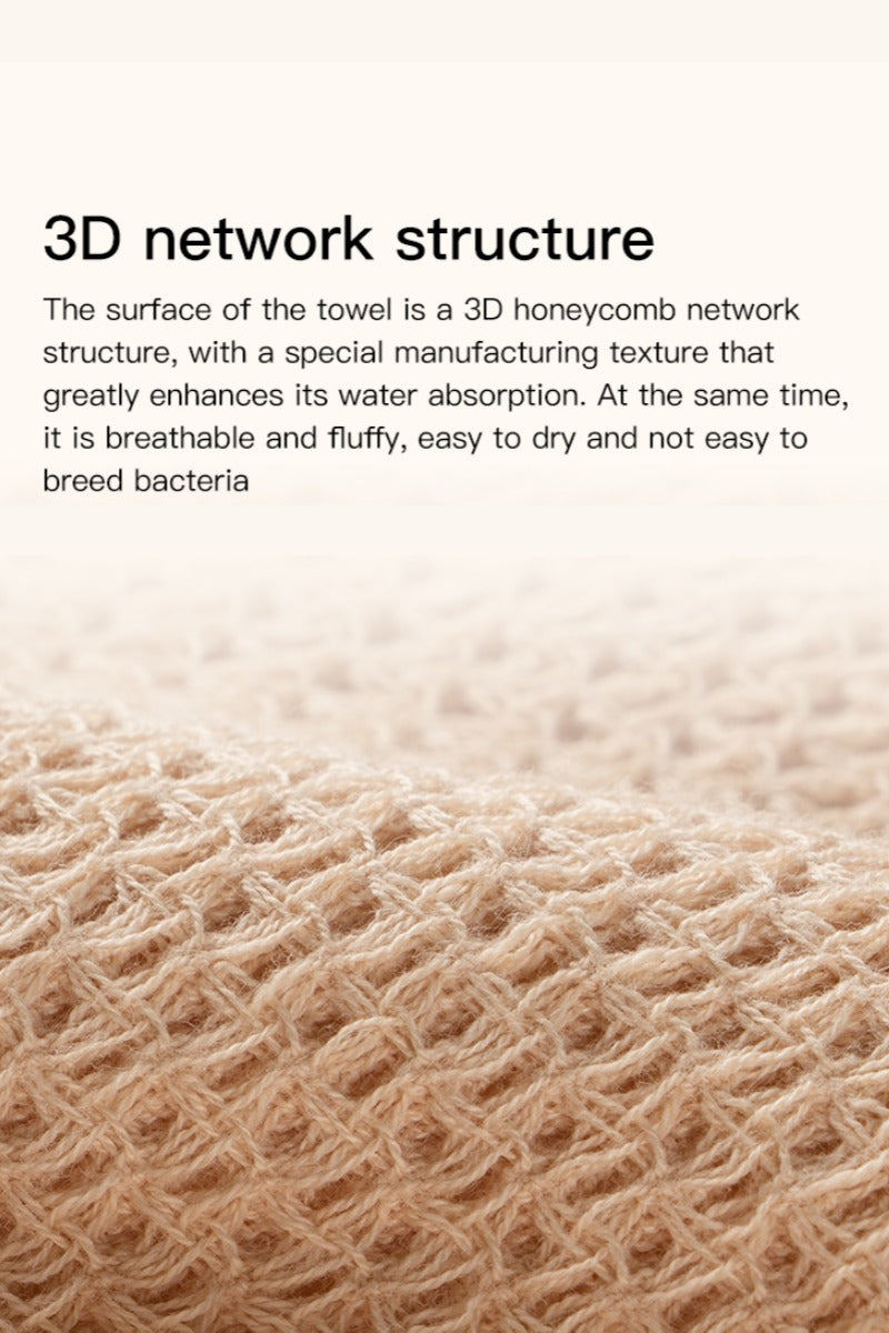 Amo Petric Waffle Weave Cotton Pet Towel for Dogs & Cats