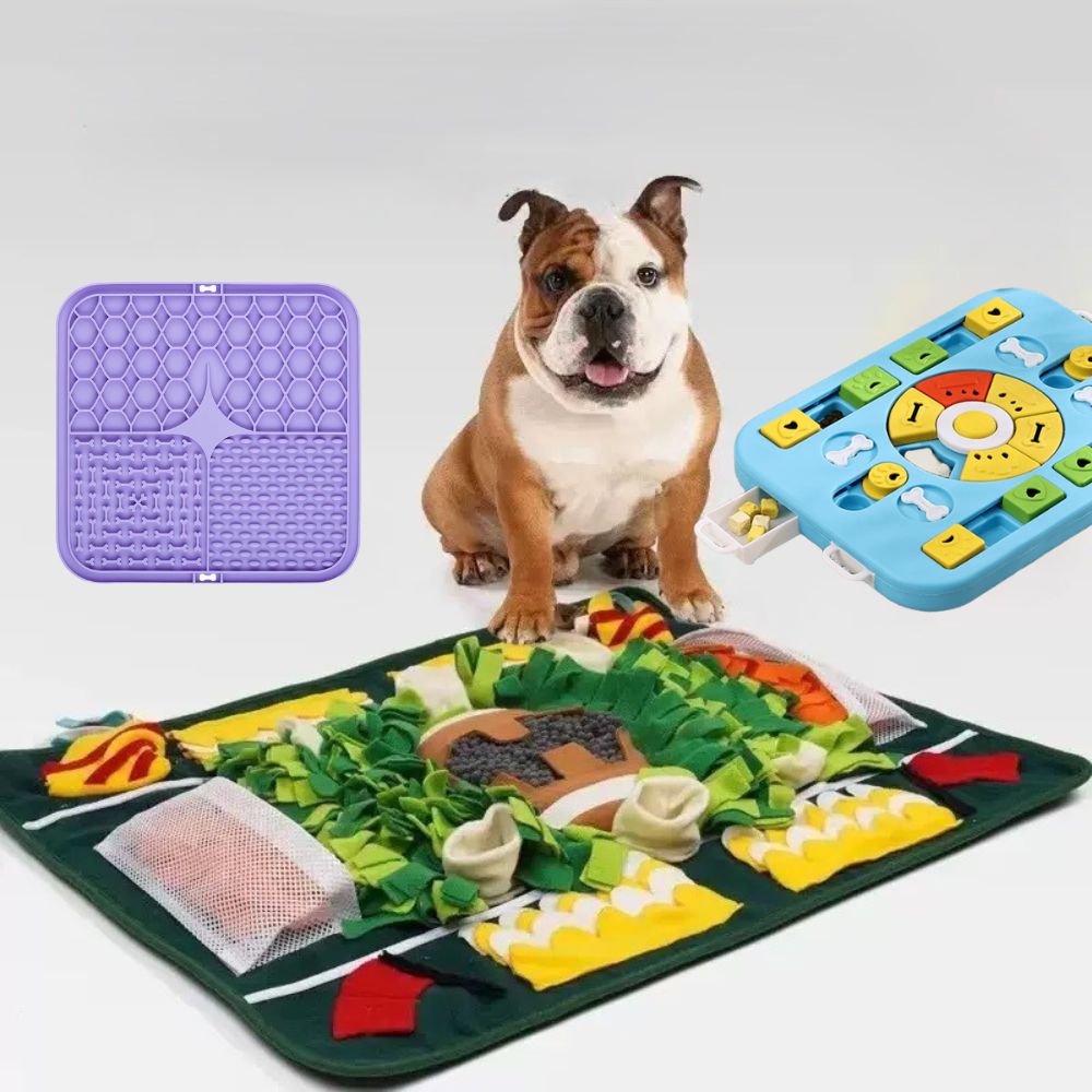 Dog Anxiety Relief Kit - Snuffle, Puzzle & Lick Mat