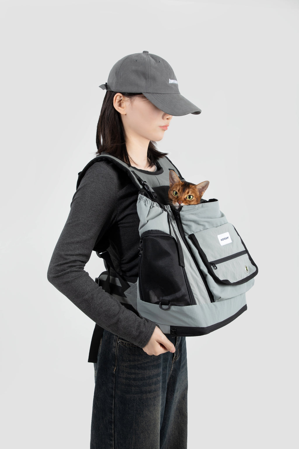 HiDREAM Mountain Front Pet Carrier Backpack For Dogs & Cats