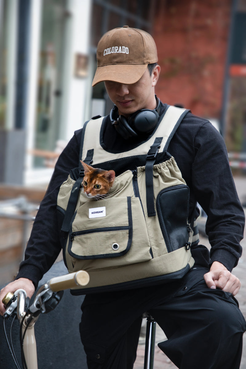 HiDREAM Mountain Front Pet Carrier Backpack For Dogs & Cats