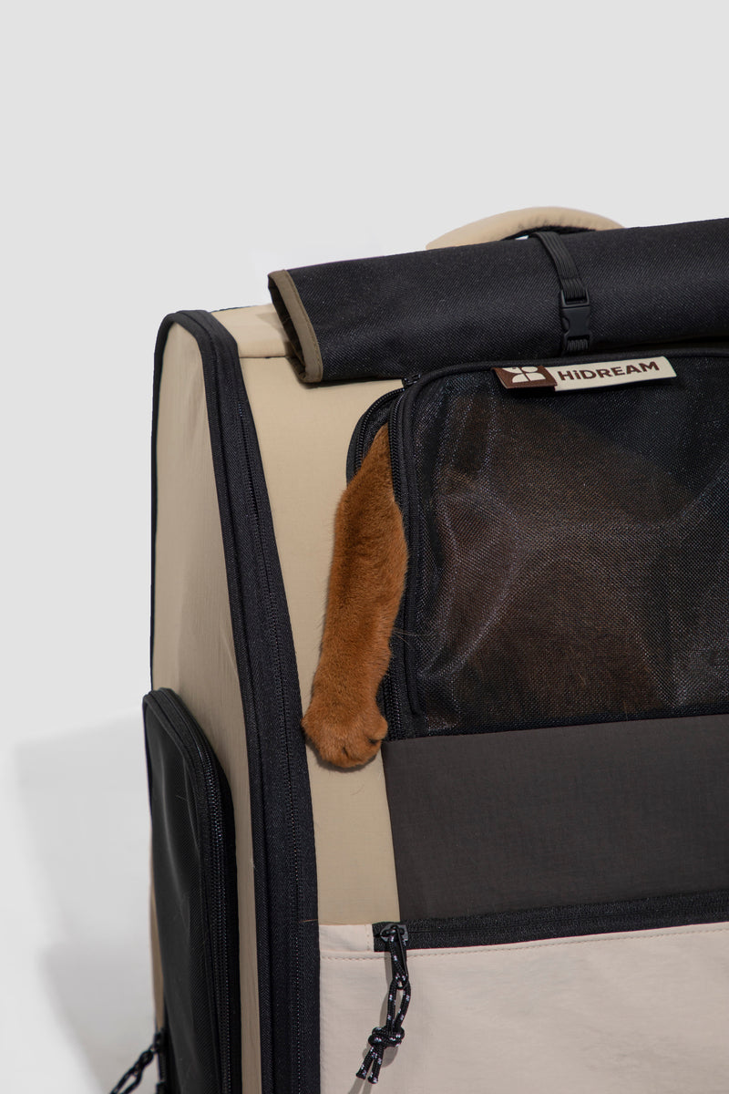 HiDREAM ファーストクラス ペットキャリーバックパック 犬用＆猫用