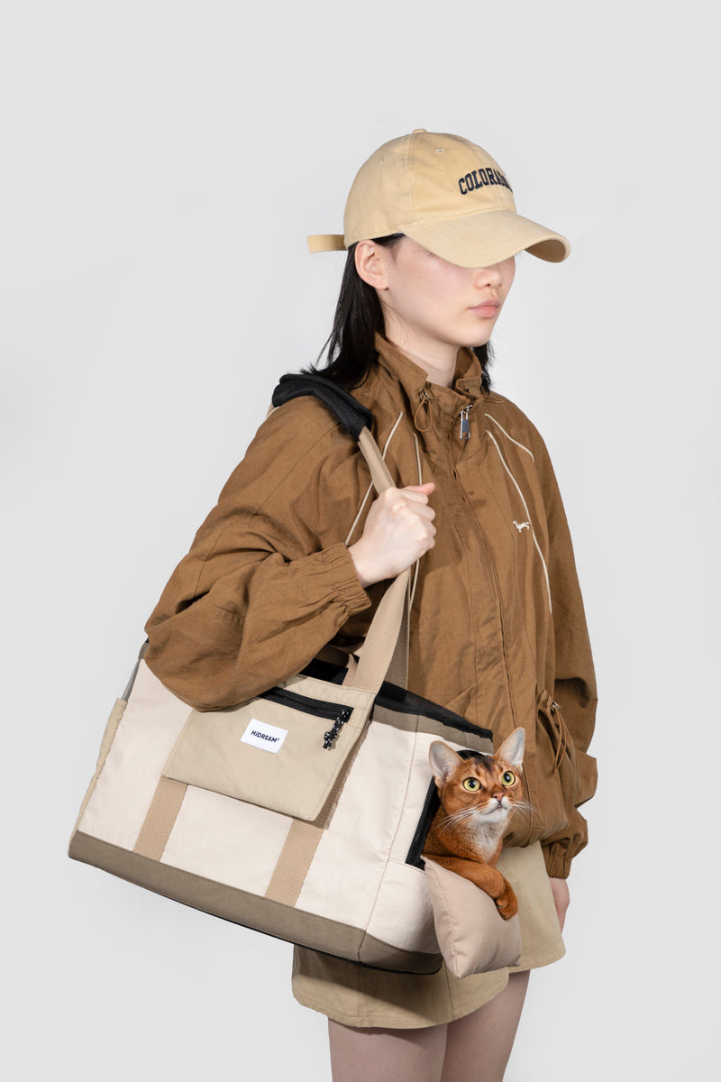 HiDREAM 通気性ペットショルダーバッグ 犬・猫用