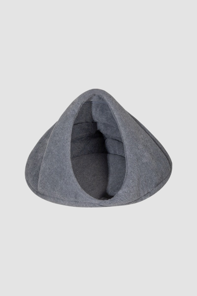 HiDREAM Cozy Fleece Semi-Enclosed Pet Bed For Dogs & Cats