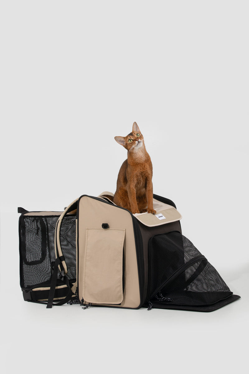 HiDREAM Expandable Front & Back Tent Pet Backpack