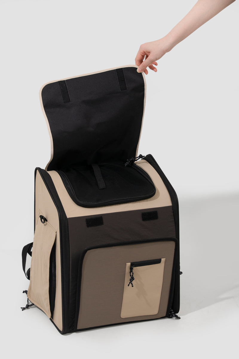 HiDREAM Expandable Front & Back Tent Pet Backpack