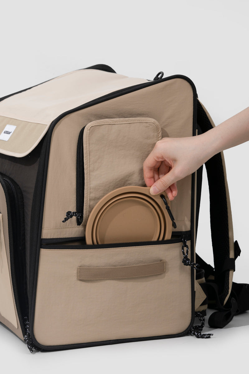 HiDREAM 拡張可能な前後テントペットバックパック