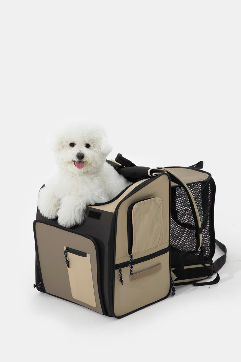 HiDREAM Expandable Front & Back Tent Pet Backpack