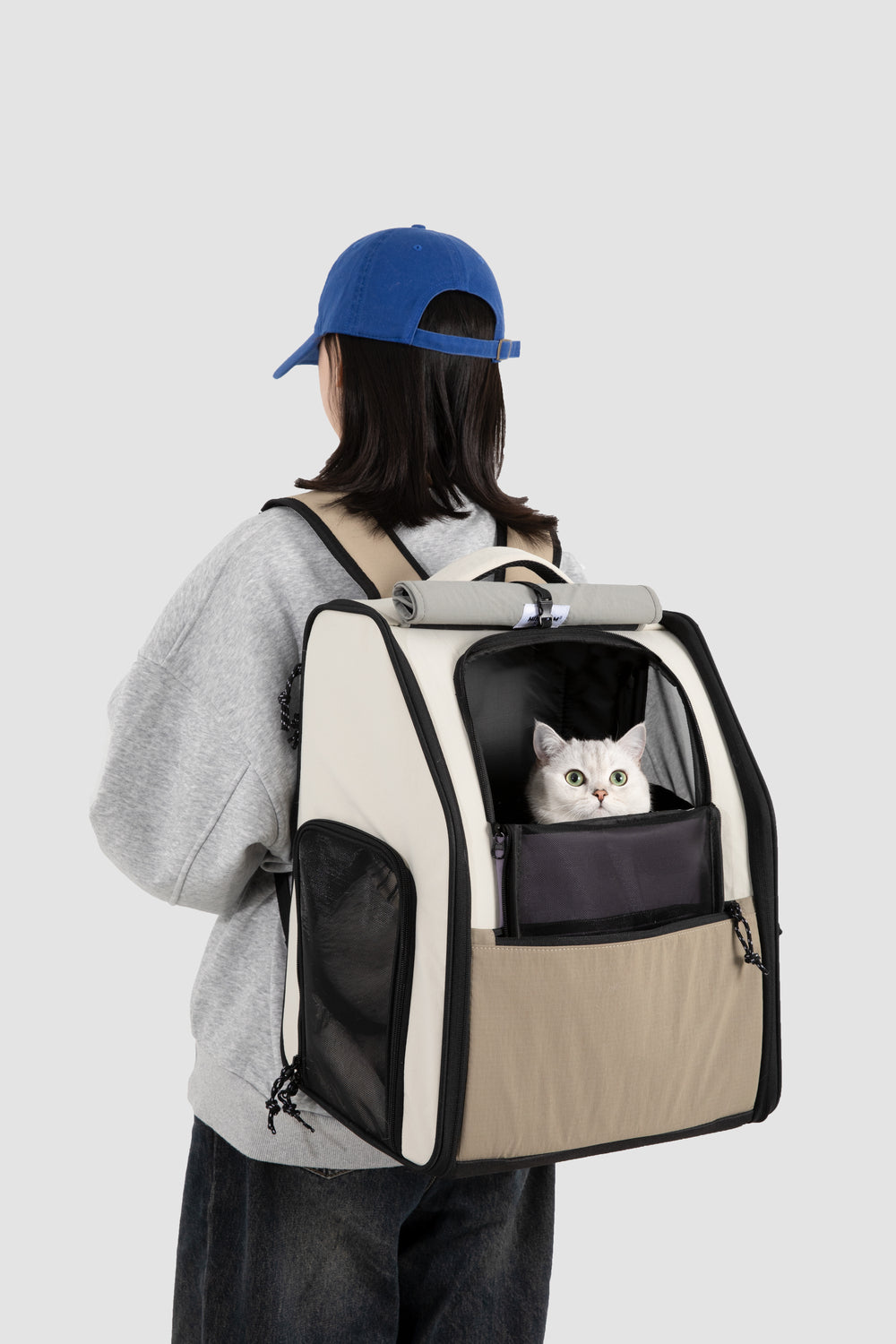 HiDREAM ファーストクラス ペットキャリーバックパック 犬用＆猫用