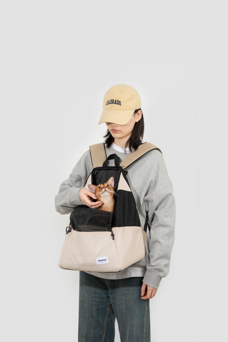 HiDREAM 軽量ペットバックパックキャリア 犬・猫用