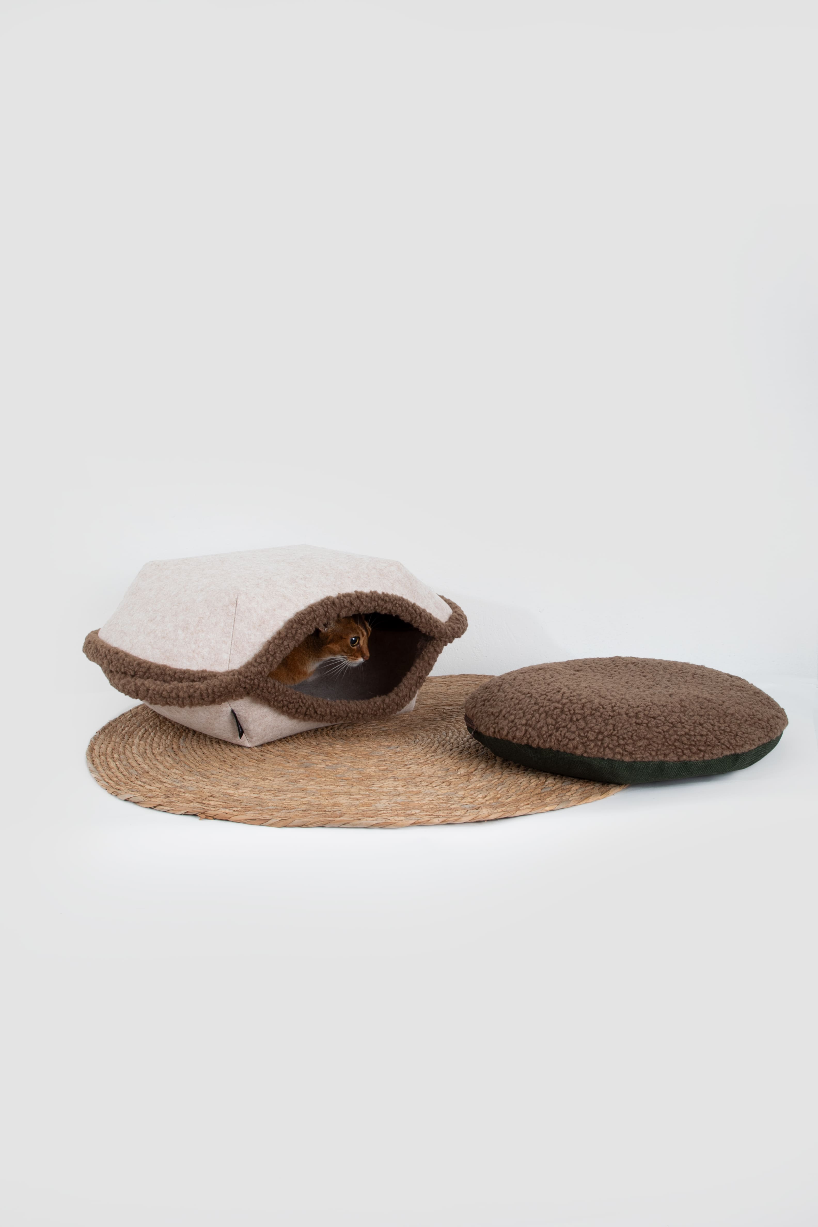 HiDREAM Egg Tart Multi-Functional Cat Bed