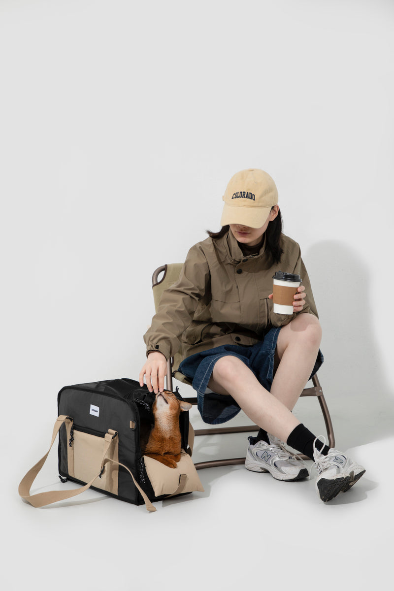 HiDREAM 犬と猫用ペットトラベルショルダートートバッグ