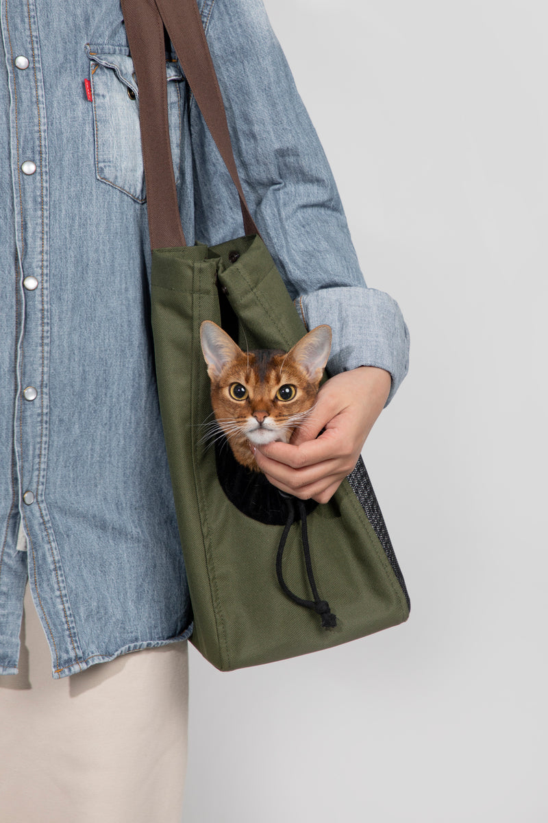 HiDREAM ポータブルペットショルダーバッグ 犬用＆猫用