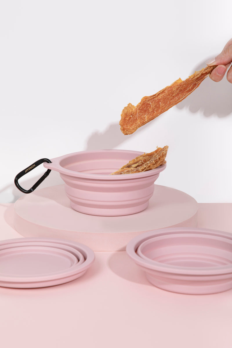 HiDREAM Silicone Travel Collapsible Dog & Cat Bowl 600ml