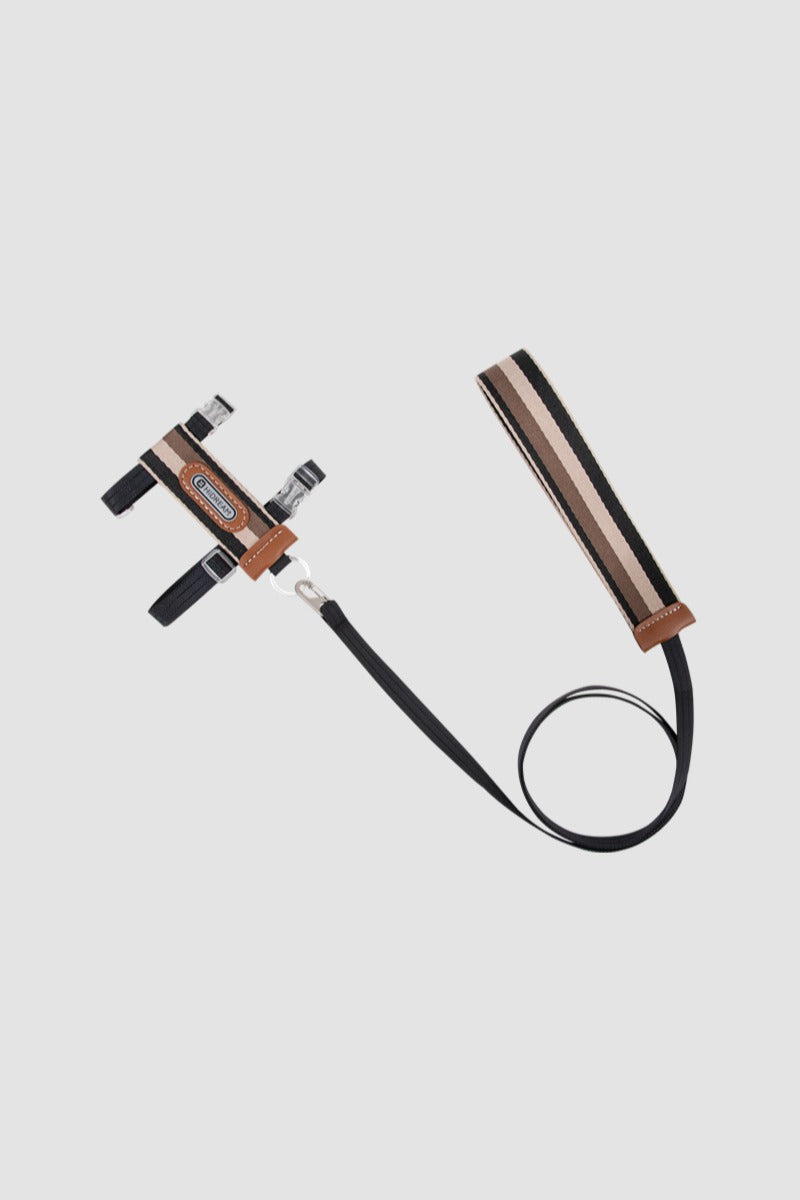 HiDREAM Striped H-Type Cat Harness & Leash Set