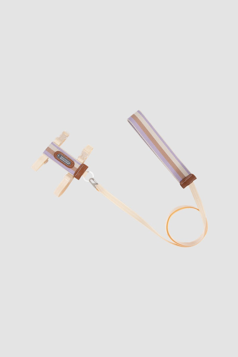 HiDREAM Striped H-Type Cat Harness & Leash Set