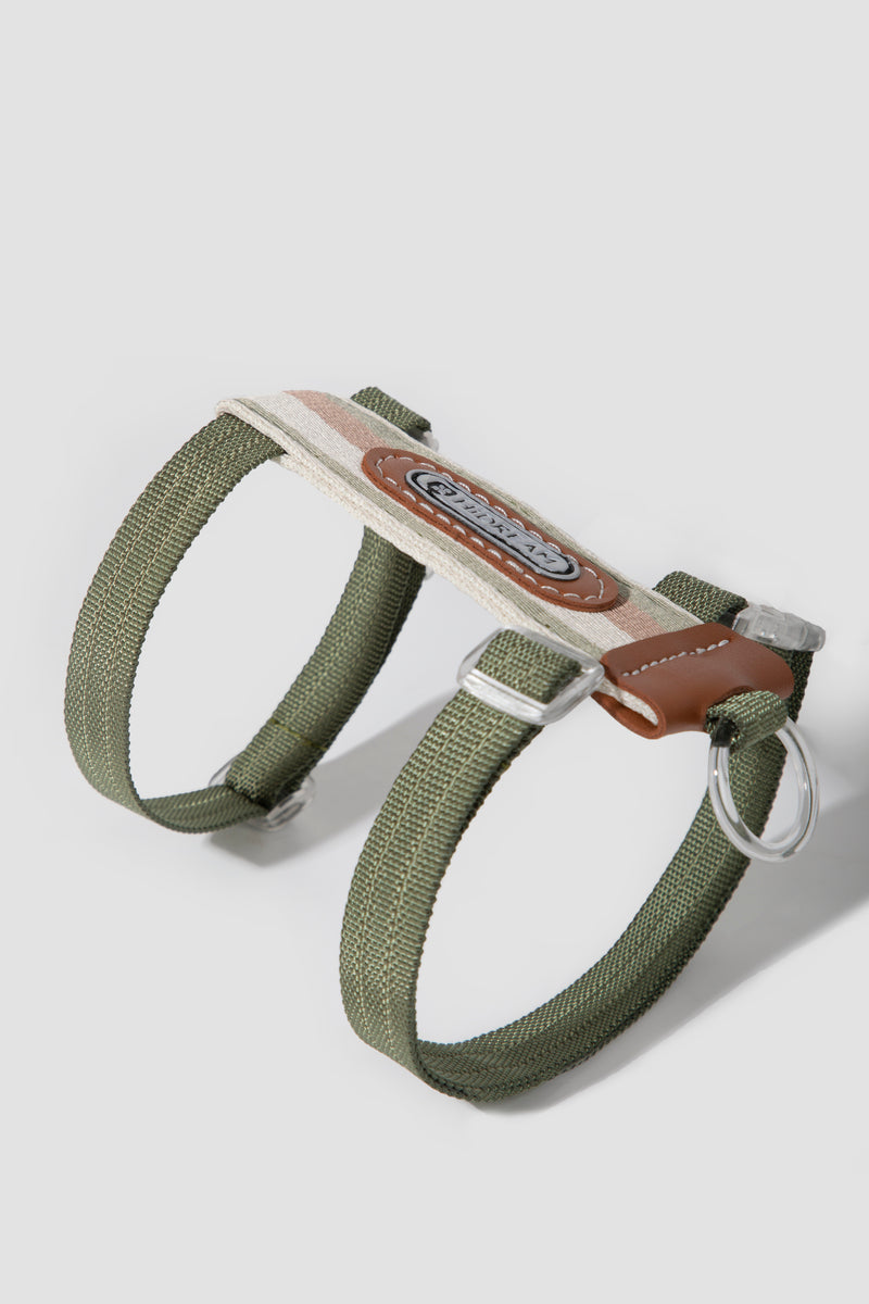 HiDREAM Striped H-Type Cat Harness & Leash Set