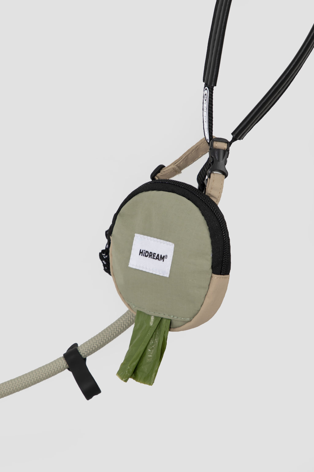 HiDREAM Valley Round Pet Poop Bag Holder For Dogs & Cats