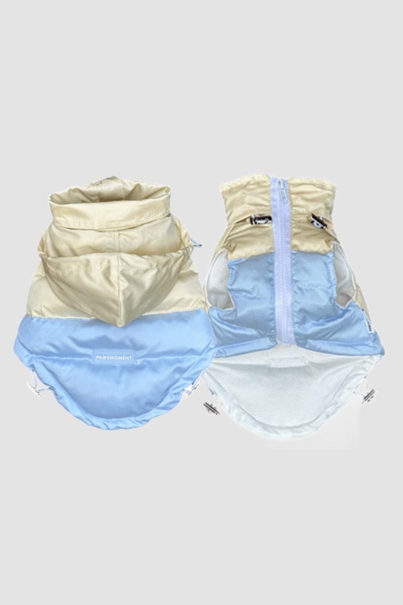 PAWSMOMENT コットン犬用ベストジャケット - カラーブロック