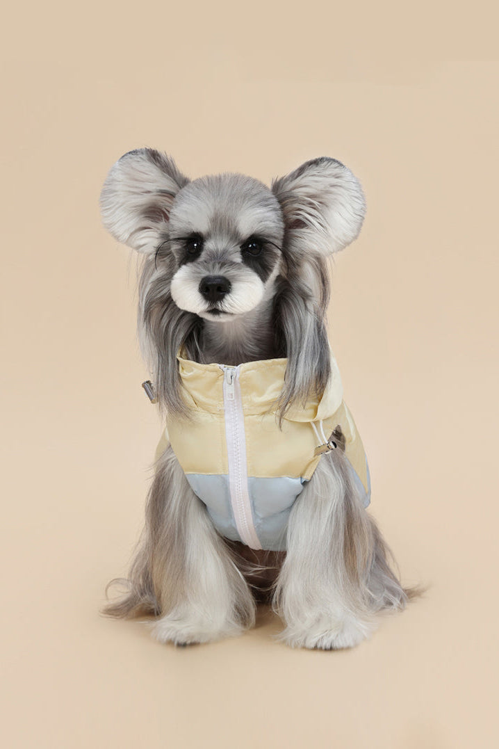 PAWSMOMENT Cotton Dog Vest Jacket - Colorblock