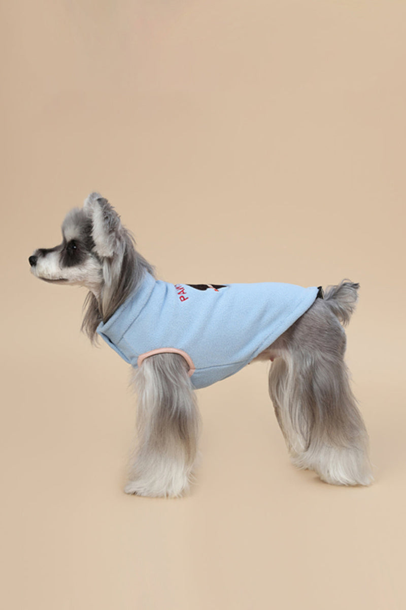 PAWSMOMENT Cotton Stand Collar Dog Vest Jacket - Litte Devil