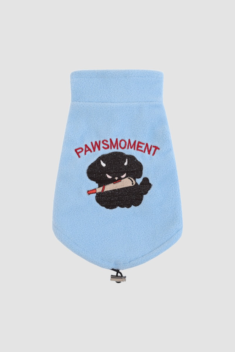 PAWSMOMENT Cotton Stand Collar Dog Vest Jacket - Litte Devil