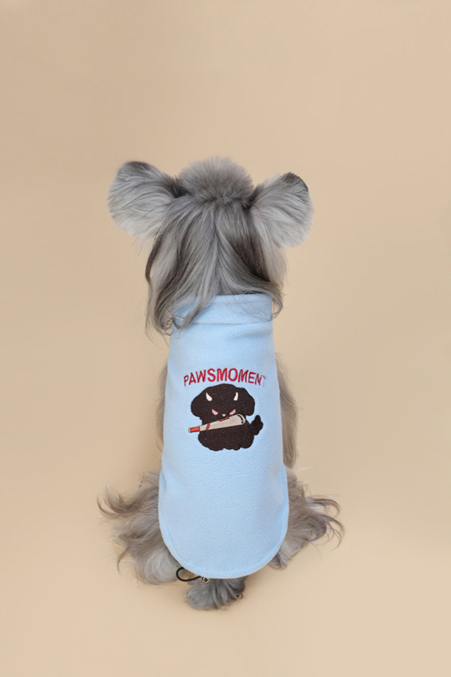 PAWSMOMENT コットンスタンドカラー犬用ベストジャケット - リトルデビル