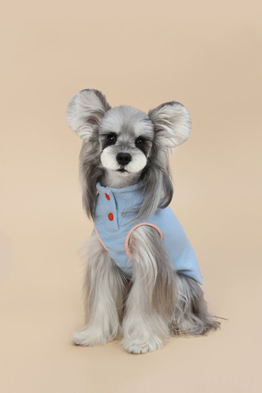 PAWSMOMENT コットンスタンドカラー犬用ベストジャケット - リトルデビル