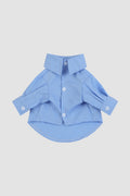Camisa Formal para Perro PAWSMOMENT con Botones - Azul