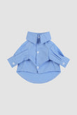 Camisa Formal para Perro PAWSMOMENT con Botones - Azul