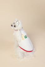 PAWSMOMENT Sherpa Fleece Dog Vest - White