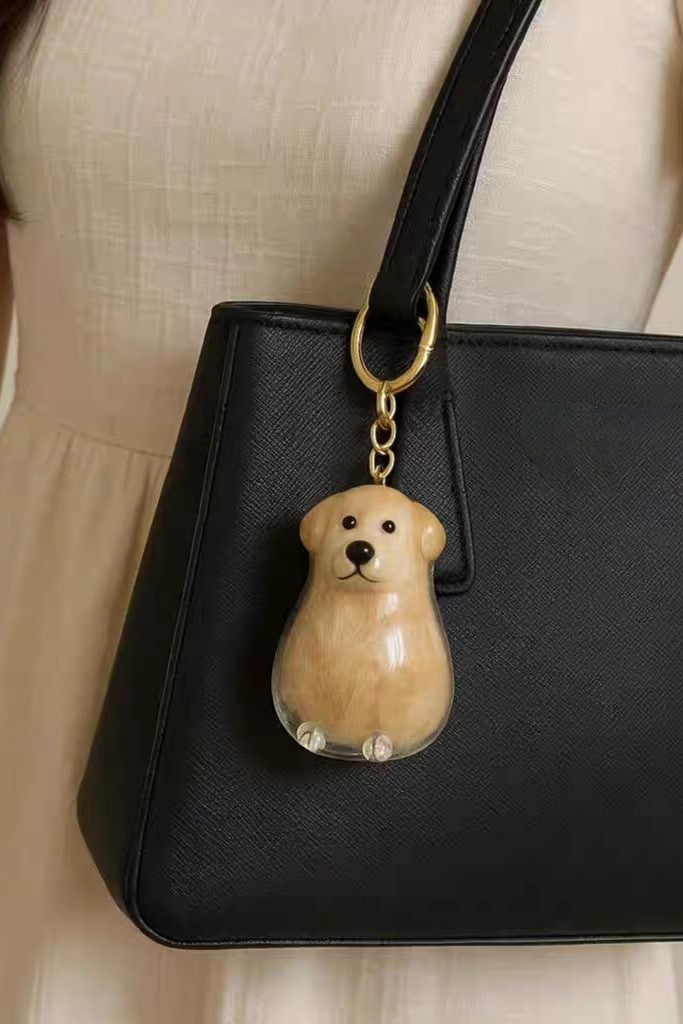 Personalized Dog Hair Keepsake Keychain