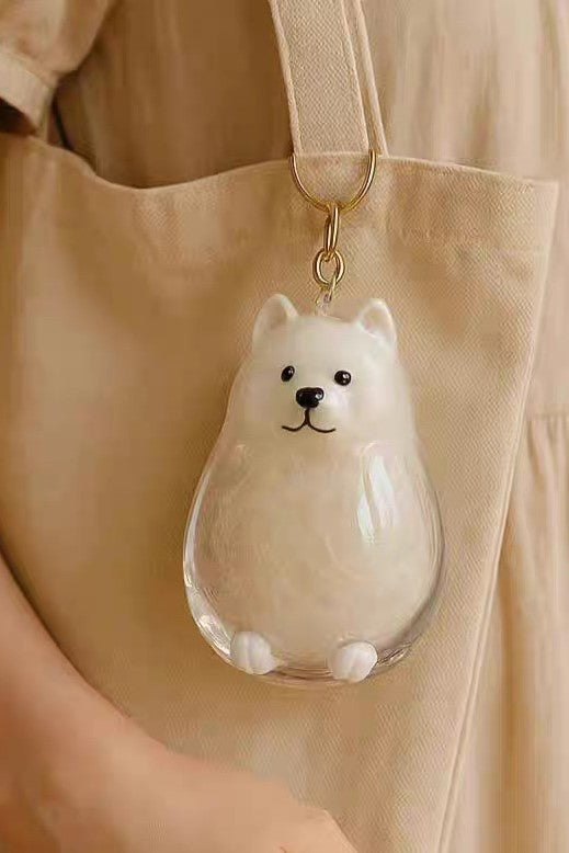 Personalized Dog Hair Keepsake Keychain