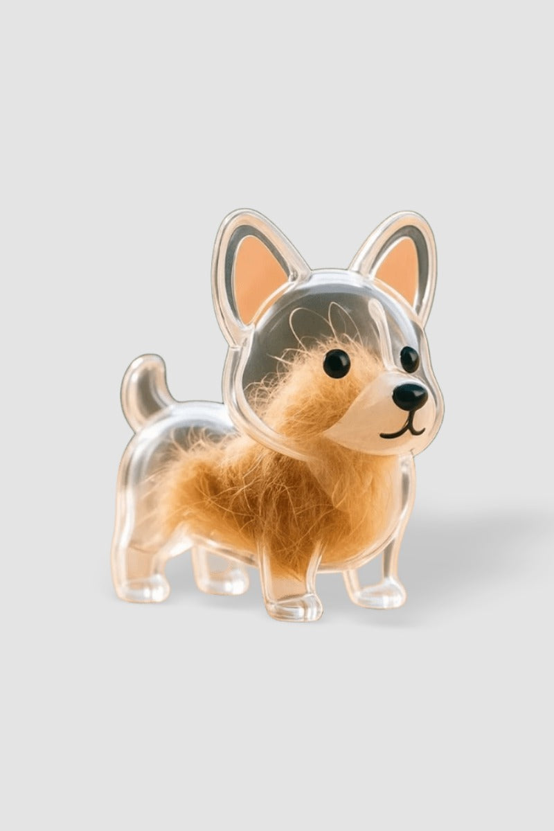 Personalized Dog Hair Keepsake Keychain